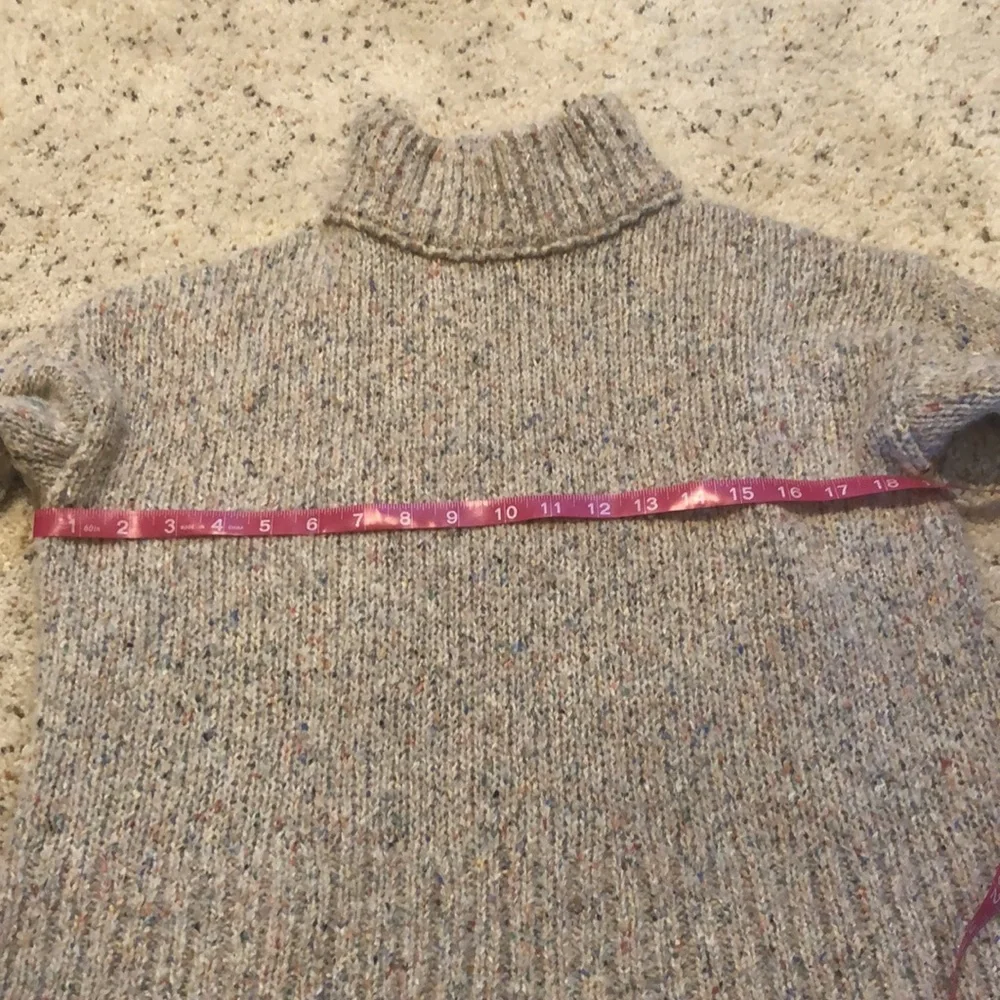 J. Crew Wool Confetti Mock Neck Sweater Size XS - Picture 8 of 13